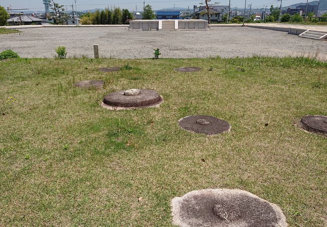 きれいに整備された史跡公園