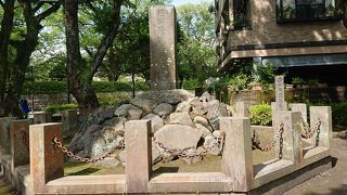 維新ふるさと館の近くに