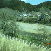 水郡線と並行に走る川です