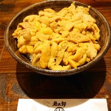 朝うにぶっかけ丼