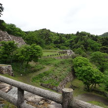 鳥取城の石垣です。