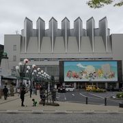 ＪＲ境港駅のすく横です。