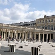 ルーヴル美術館に近い公園