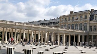 ルーヴル美術館に近い公園