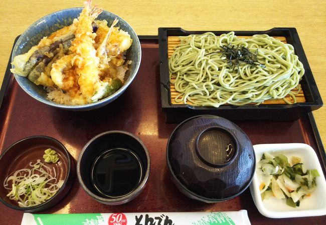 蕎麦と天丼のセット