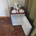 小型冷蔵庫が設置されていた