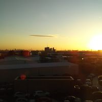 朝陽がきれいでした（写真の腕はイマイチですが…）。