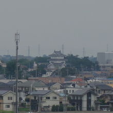 忍城が見えます