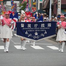 警視庁音楽隊カラーガード(MEC)