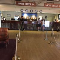 ツインの部屋のほかに、ロッジもある