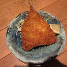 鰺フライ　280円