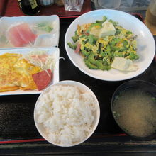 ゴーヤ定食　780円