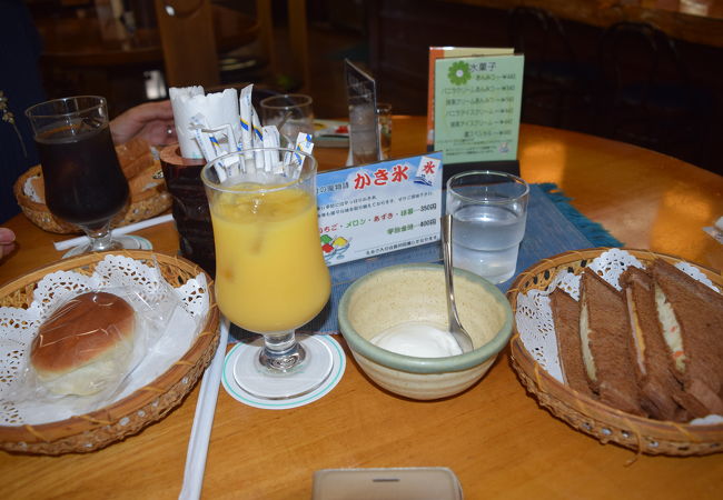 花巻温泉のカフェド蔵、あんぱんがおいしい