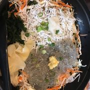 しらす丼が美味しい