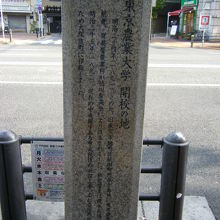 東京農業大学開校の地 