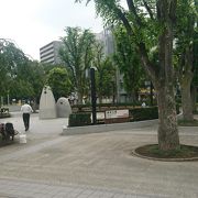 大宮駅西口の公園