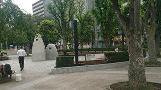 大宮駅西口の公園