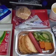 復路の機内食