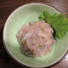 タコのシークワーサー漬け　310円