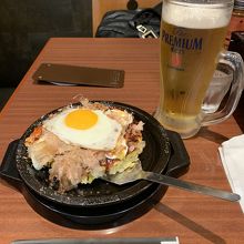 大阪デラックスと生ビール大