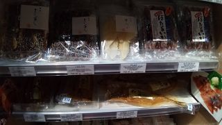 干しフグやアジみりんなどの干物が特におすすめ