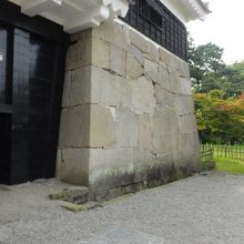 石垣がきれい。