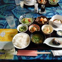 朝食も大満足