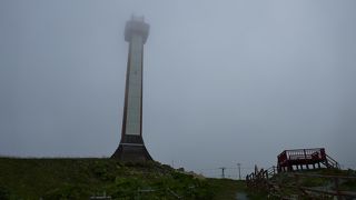 稚内公園に聳え立つ塔です