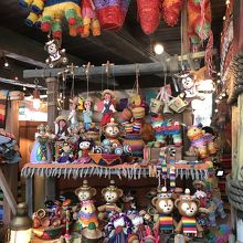 ワゴンの雑貨もダッフィー仕様