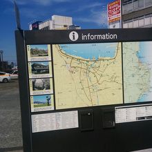 JR伊東駅の案内図