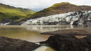 南海岸ツアーで訪れた氷河