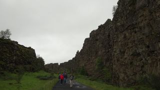 大陸のプレートの境目