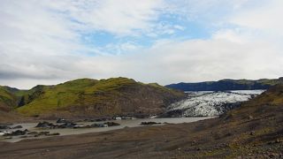 アイスランド南部にある氷河