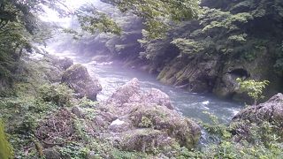 2019年７月21日現在、遊歩道は整備中の為、場合によっては片側交互通行になるかもしれません