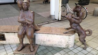 街のあちこちにある