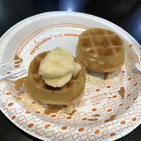 普通のハンプトンインの朝食です。