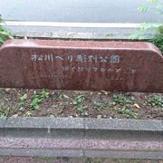 富山市の中心を流れる川