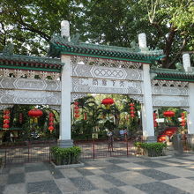 中国庭園の入口