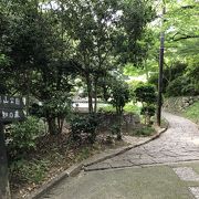 遊歩道があります