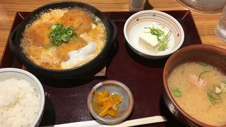 カツとじランチ