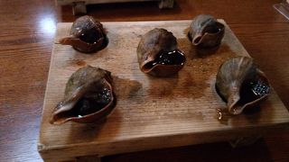 釧路の夜の締めはかど屋のつぶ焼