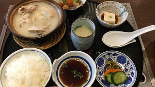 ひとりでも水炊きを楽しめる