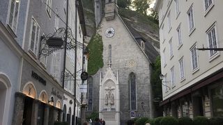 ゲトライデ通りの突き当り