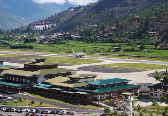 Paro Airport Bird's Eye View Point