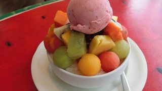 フルーツが新鮮でおいしい。