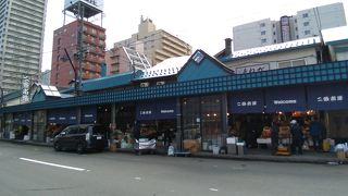 すすきのの西側に在る市場