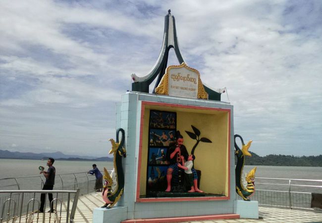 ミャンマー最南端に近いポイント