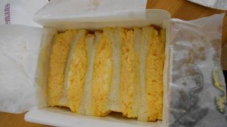 ずっしりの卵サンド