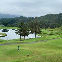 ゴルフコースが見えました。