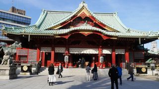 東京の真ん中にある神社